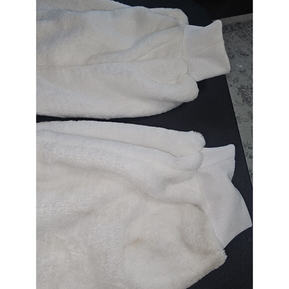 Sheep/ Lamb One Piece - Fuzzy Pajamas Zip Up Funny S Halloween Costume - Adult - Picture 13 of 13